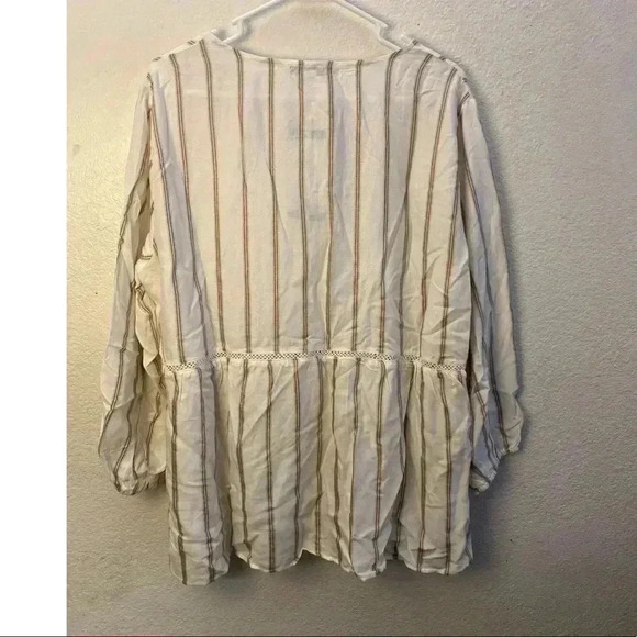 🆕Fever Long Sleeve Nudes Tones Tunic Top XL🆕 - Picture 5 of 11